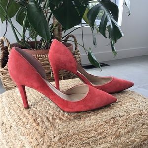 Marc Fisher coral suede heel